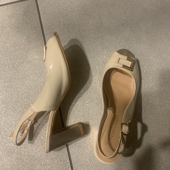 White heels, party shoes,party heels, white shoes, stellatoes, white stellatoes - Picture 2 of 4